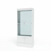 Аптечная витрина для медикаментов с дверьми